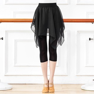 # q06 | quần tập lửng xẻ tà | quần múa quần legging tập yoga - đồ múa tuệ nhiên