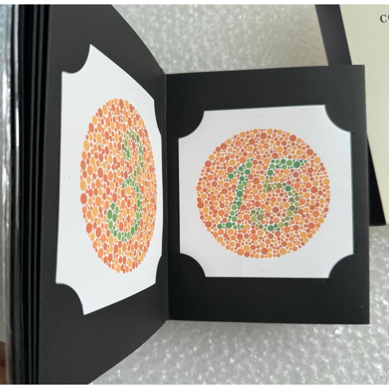 <Rẻ Vô Địch>. Bảng Đo Kiểm Tra Mù Màu [Kiểm Tra Sắc Giác] - ISHIHARA 38 Tấm .thietbiytekimnhung