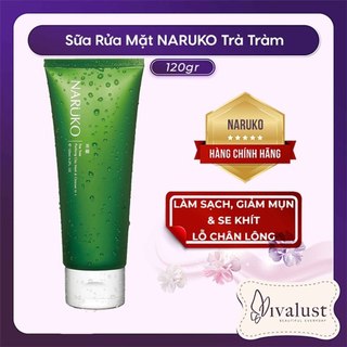 [Chính Hãng] Sữa Rửa Mặt NARUKO TRÀ TRÀM 120 gr - Giảm Mụn, Kiềm Dầu, Se Khít Lỗ Chân Lông