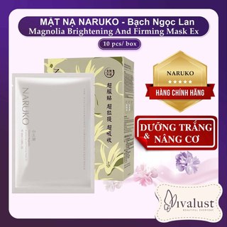 [Chính Hãng - Đài Loan] Mặt Nạ NARUKO Bạch Ngọc Lan - Dưỡng Trắng Da Và Chống Lão Hóa (Hộp 10 miếng)