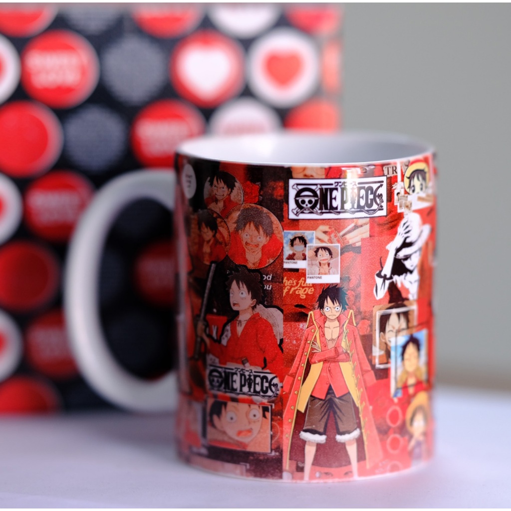 Ly Uống Nước In Hình Anime - Mẫu Ly In Hình ONE PIECE - Nhận In Theo Yêu Cầu