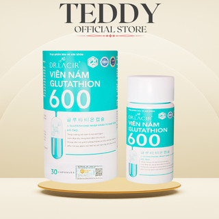 Viên Uống Trắng Da Glutathione 600 Dr Lacir Hạn Chế Lão Hoá Da, Nếp Nhăn, Tăng Nội Tiết Tố Nữ