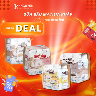 [Hàng Air] [Date mới] Sữa Bầu Matilia 200ml ( Pháp ) Vị socola, vani