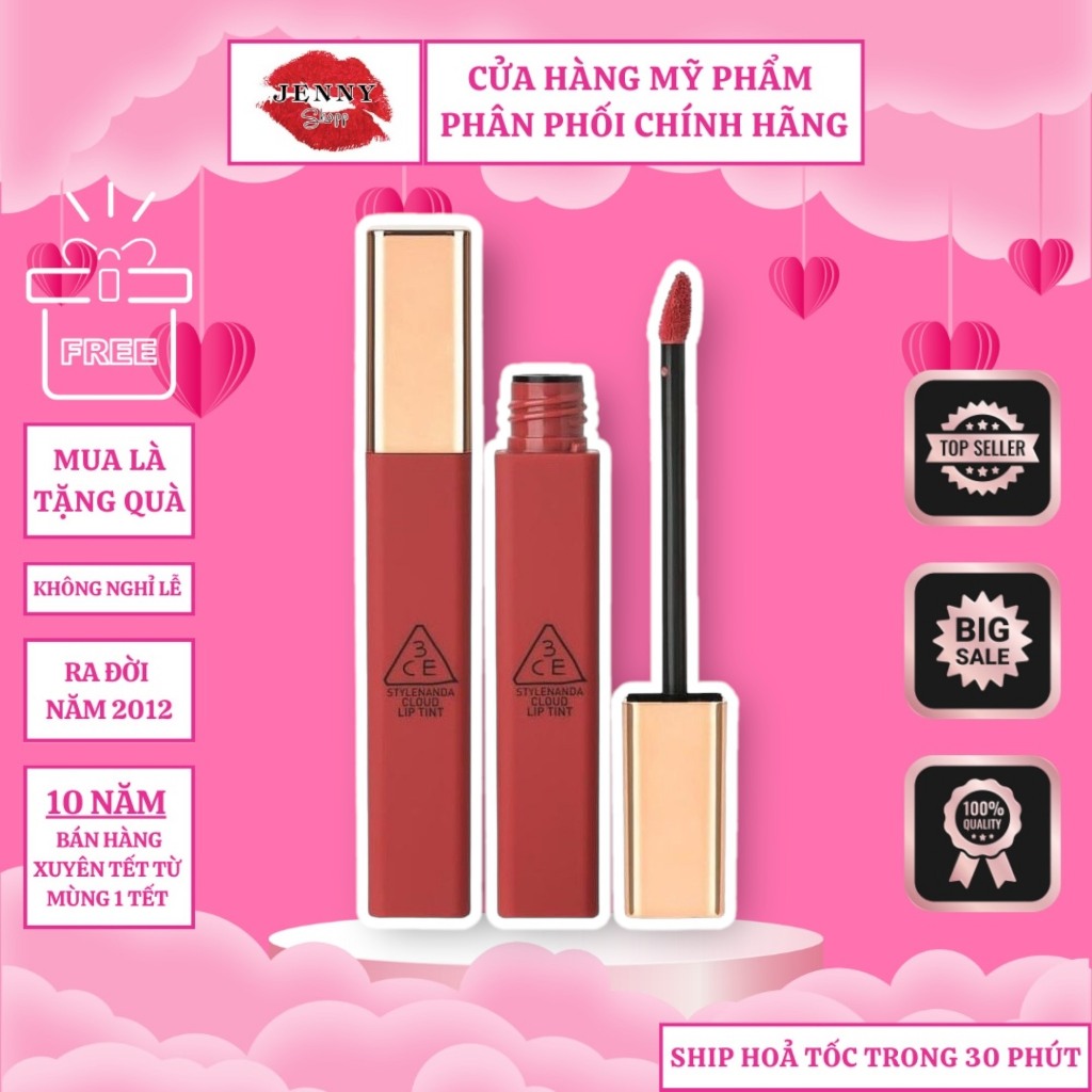 Son Kem Lì 3CE Walking In The Cloud Lip Tint