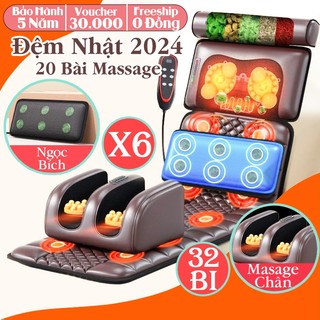 Đệm massage toàn thân đá ngọc bích nhật bản, nệm thảm massage toàn thân cao cấp