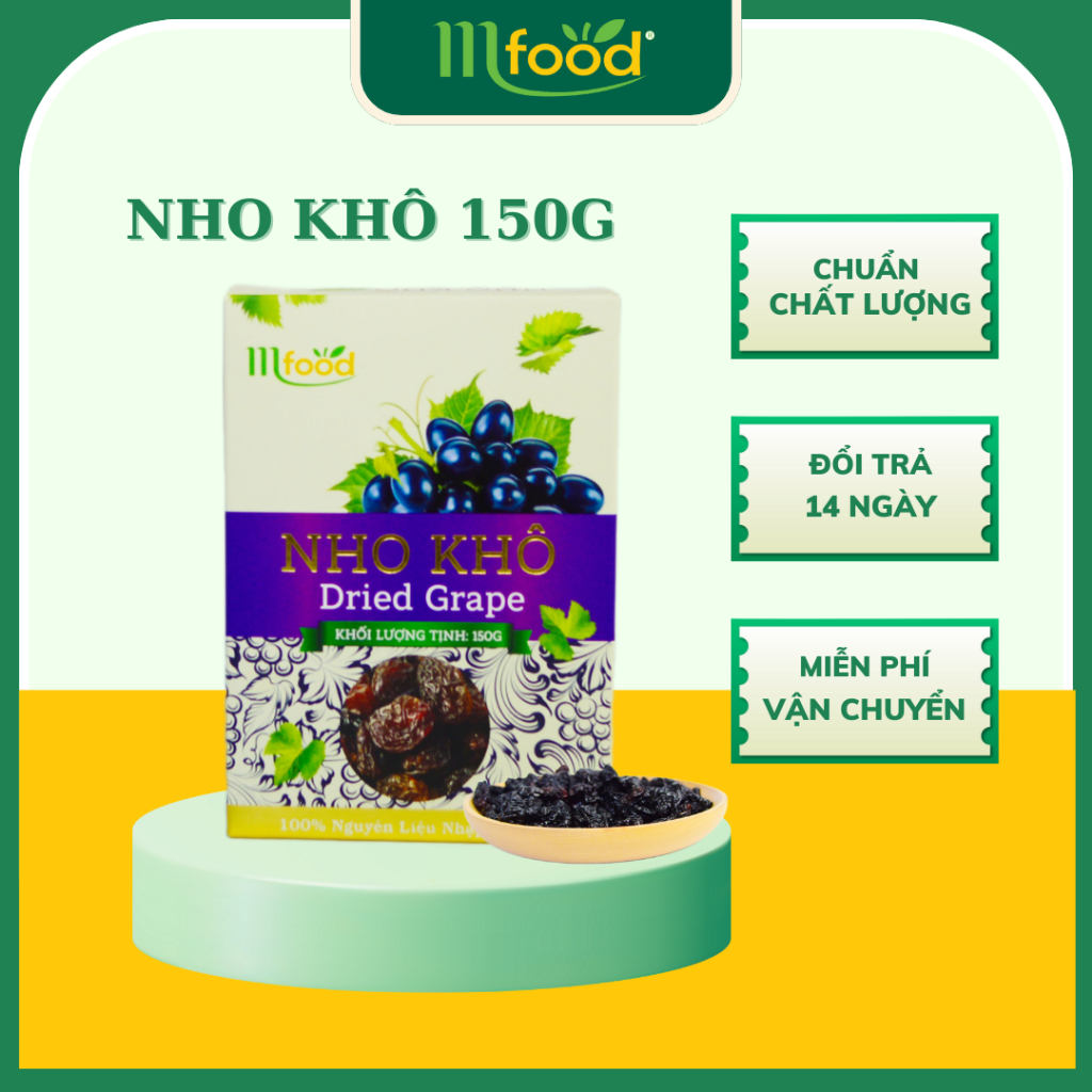 NHO KHÔ RỜI MFOOD HỘP 150 GRAM