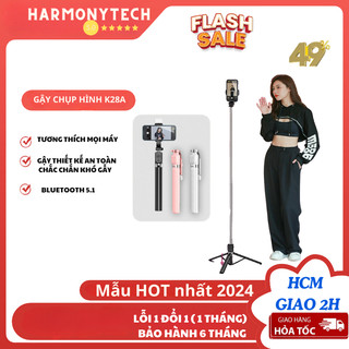 Gậy Chụp Ảnh Livestream Bluetooth Selfie Stick K28 Cầm Tay Chân Đế Tripod Đa Năng Selfie Cao Cấp
