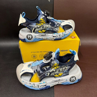 M450LA Giày Sandal rọ nút xoay cao cấp cho bé trai 3 đến 10 tuổi size 27-37 fom chân thon