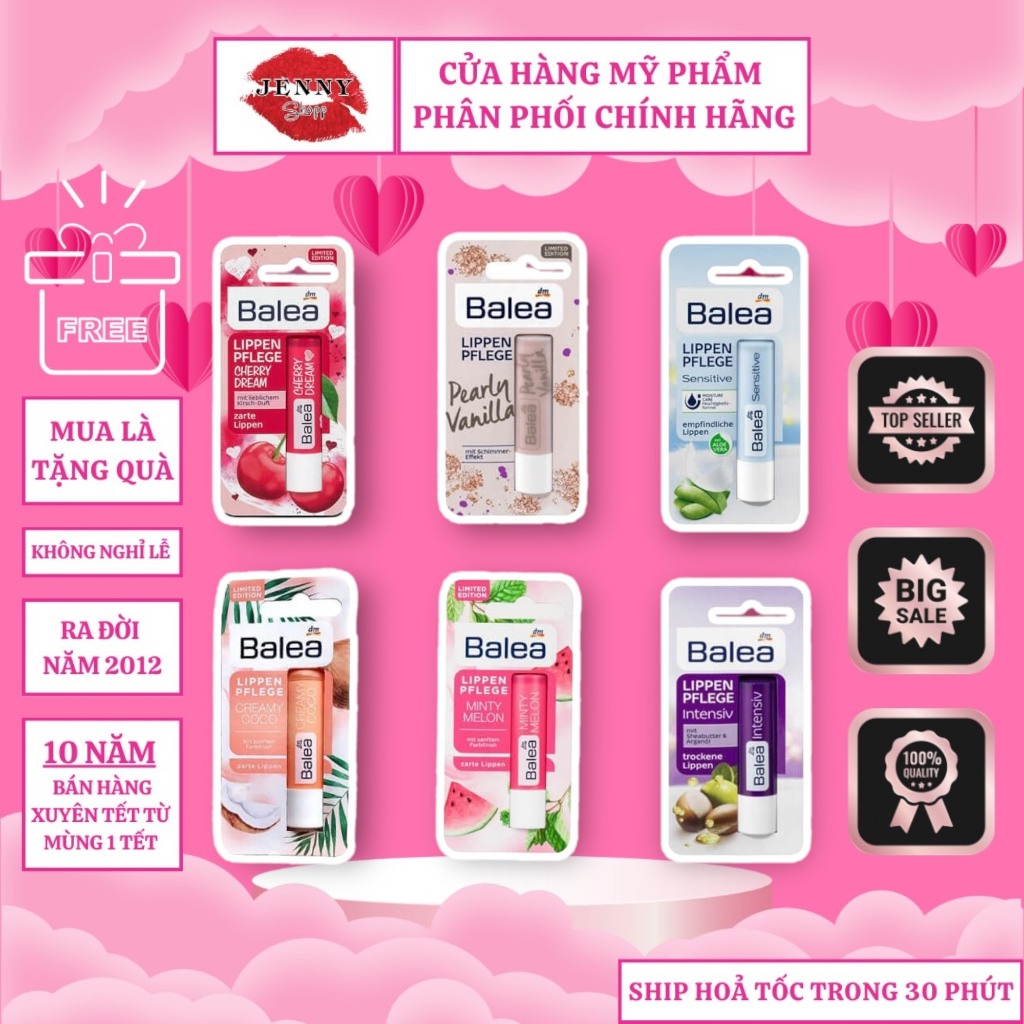 Son Dưỡng Môi Balea Lippenpflege - Đức