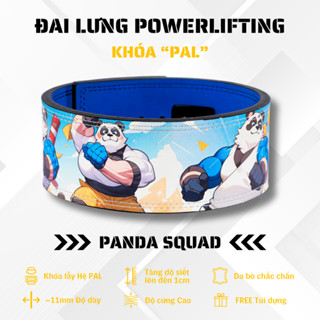 Đai cứng powerlifting khóa PAL VPG [Panda Squad] Powerlifting PAL Belt - Đai Lưng Tập Gym Khóa lẫy