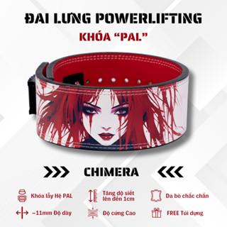 Đai cứng powerlifting khóa PAL VPG [Chimera] Powerlifting PAL Belt - Đai Lưng Tập Gym Khóa lẫy