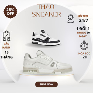 Giày Thể Thao LV 54, Giày Sneaker Đủ Màu Đen Trắng Nâu Nam Nữ Full Box Bill (CÓ HỖ TRỢ ĐỔI SIZE) || LV54