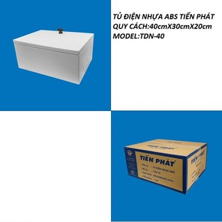 TỦ ĐIỆN NHỰA  ABS TIẾN PHÁT 40cmX30cmX20cm