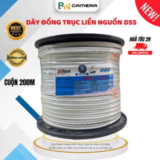 Dây cáp đồng trục DSS liền nguồn lõi đồng loại 200m/Cuộn