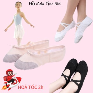 # GM07 | Giày múa ballet trẻ em và người lớn - Giày múa cổ trang mềm - Đồ Múa Diễm Phương