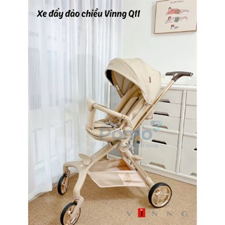 Xe đẩy đảo chiều Vinng Q11 tích hợp quạt gió thông minh chống tia UV (Bảo hành 1 năm)