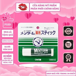 Son Dưỡng Môi Omi Brotherhood Menturm Medicated Lip Balm Stick