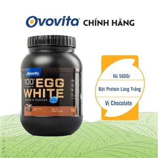 Bột Protein Lòng Trắng Cao Cấp OVOVITA Vị Chocolate. Hũ 560gr Chất Lượng Cao Có Sẵn Giao Ngay
