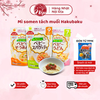 Mì somen tách muối Hakubaku cho bé từ 5 tháng - Nếp Shop - Hàng Nhật nội địa