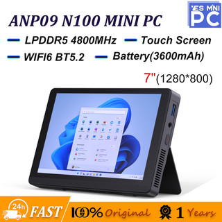  Máy tính mini S7 Intel N100 Lên đến 3,4 GHz LPDDR5 4800 MHz M.2 2242 Windows 11 Pro WIFI6 BT5.2 Pin 3600mAh Máy tính bỏ 