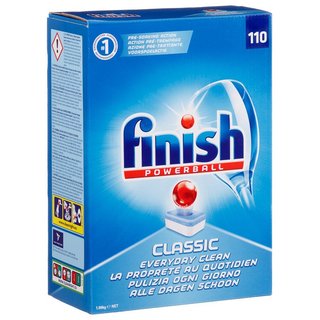 Viên rửa bât dành cho máy rửa bát Finish Classic hộp 110 viên của Đức