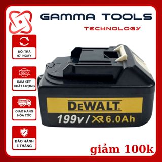 Dewalt 199v, pin 10 cell chân thông dụng máy khoan dung lượng khủng