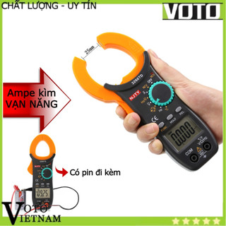 Ampe Kìm Đồng Hồ Vạn Năng NJTY 3266TD Đo Tụ,Tần Số, Nhiệt Độ Voto