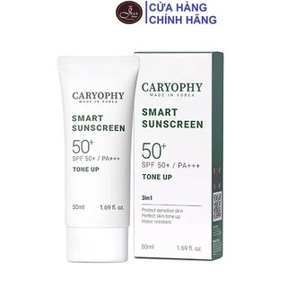 Kem Chống Nắng Caryophy Smart Sunscreen SPF 50+ PA +++ Tone Up 50ml