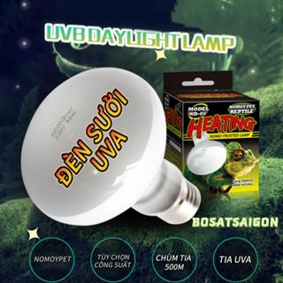 ĐÈN SƯỞI UVA 50W 75W 100W CHO BÒ SÁT RỒNG NAM MỸ RÙA CHÓ MÈO CHIM CHÍNH HÃNG NOMOY PET, HỘP K MÀU
