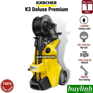 Máy xịt rửa xe cao áp Karcher K3 Deluxe Premium - Hàng chính hãng
