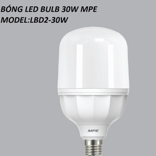BÓNG LED BUP 30W MPE,BÓNG ĐÈN LED MODEL LBD2-30W