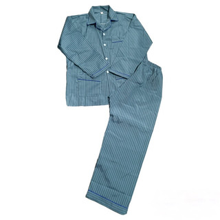 Bộ pijama  nam  trung tuổi dài bộ ngủ kẻ ông già 