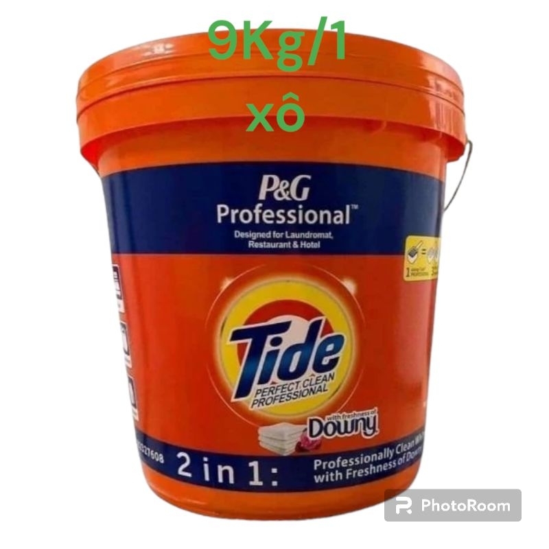 (hỏa tốc) Xô bột Giặt Tide hương Downy 2in1 9kg Hàng chuyên Dụng Máy Giặt