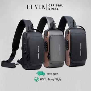 Túi Đeo Chéo Da LUVIN Cao Cấp, Không Gian Túi Rộng Rãi, Nhiều Ngăn Tiện Lợi, Phù Hợp Sử Dụng Hàng Ngày