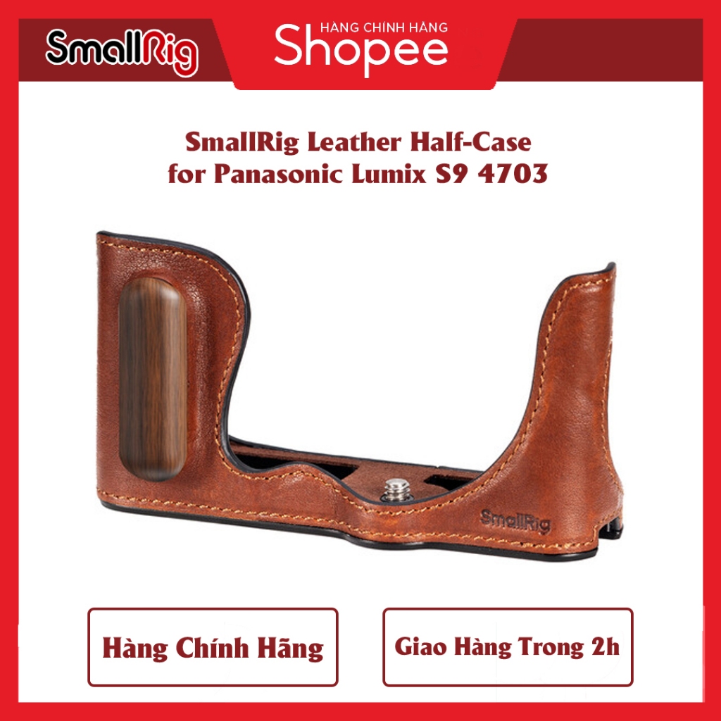 SMALLRIG 4703 LEATHER HALF CASE FOR PANASONIC LUMIX S9 4703