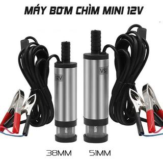 Máy bơm chìm mini 12v, bơm hút dầu nhớt, chất lỏng tự động