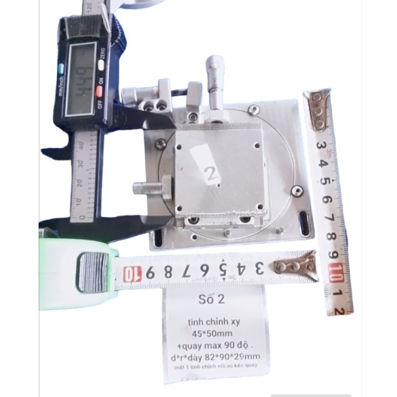 tinh chỉnh xy + xoay vuông bản 45 nhôm trắng hàng hiếm tất cả cnc Japan.
