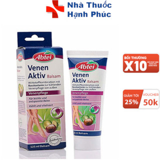 Kem Bôi giãn tĩnh mạch Abtei Venen Aktiv 125ML - Giảm suy giãn , bền vững thành mạch - Nhà Thuốc Hạnh Phúc