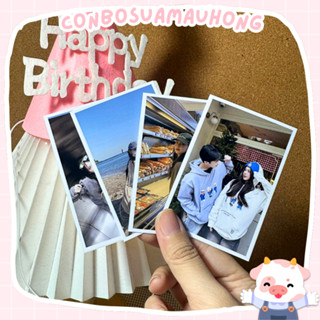 In Ảnh Theo Yêu Cầu Chất Liệu Lụa 6x9 Viền Trắng Ép Plastic