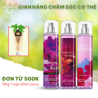 Xịt thơm toàn thân dear body fine fragrance body mist danawa 236ml