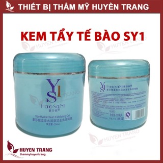 Tẩy tế bào haosani hộp xanh sy1 gel tẩy da chết hiệu quả - thẩm mỹ huyền trang nanocee