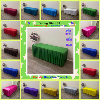 Ga giường spa, ga thun chải giường, kích thước 75 x 185cm