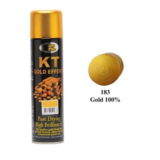 Sơn xịt hiệu ứng xi vàng Bosny 100% Gold No.183