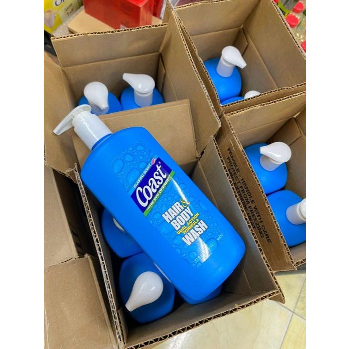 Sữa tắm gội Coast chai lớn 946ml cho nam, Hàng Mỹ