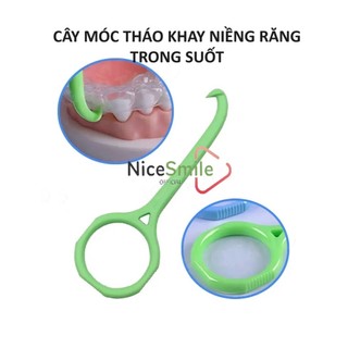 Cây móc tháo khay chỉnh nha Invisalign, Zenyum, Leetray,...Cây móc tháo khay niềng răng trong suốt
