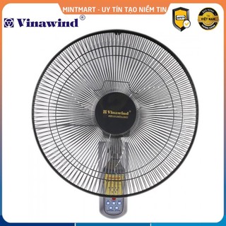 Quạt treo tường Điện cơ Thống Nhất Vinawind cánh 400 có điều khiển từ xa QTT400X - HĐ