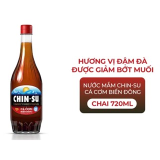 [ Hoả Tốc ] - Nước Mắm Chinsu Cá Cơm Biển Đông 25 Độ Đạm chai 720ml - TH Lộc Phát