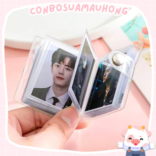 Móc Khoá Ví Đựng Thẻ Ảnh Album Mini 2 Inch Và 20 Ảnh In Theo Yêu Cầu