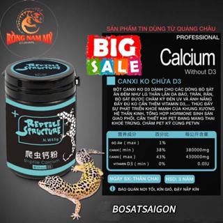 STRUCTURE HỖ TRỢ BỔ SUNG CANXI DÙNG CHO TRĂN, RẮN, LƯỠNG CƯ, THẰN LẰN DA BÁO, TẮC KÈ HOA