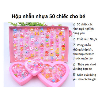 Nhẫn nhựa cho bé nhiều mẫu siêu xinh